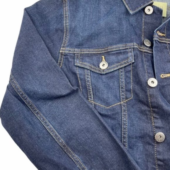 Goodfellow & Co Men's Trivia Trucker Jean Jacket - Dark Blue, M - Picture 7 of 8